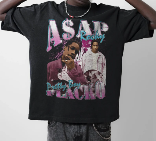 ASAP ROCKY Vintage Shirt, Asap Rocky Homage Tshirt, Asap Rocky Long Live Asap Album, Asap Rocky Retro 90s Tshirt, Asap Rocky