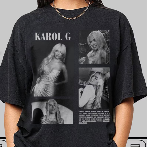 Vintage Karol G T-Shirt, Independence Day Gift for Women and Men