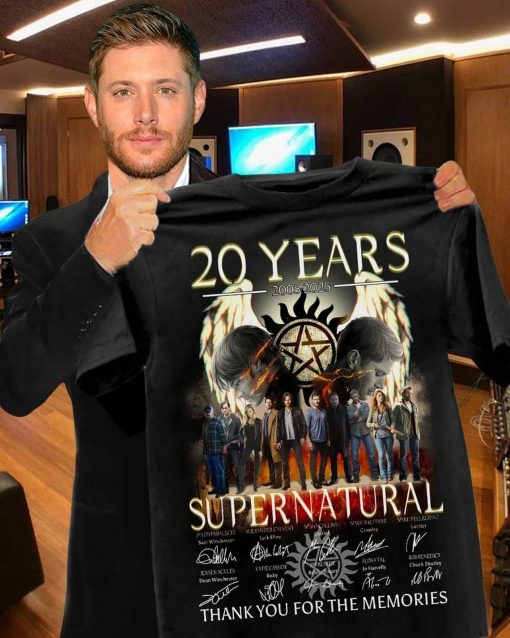 Supernatural Shirt, Supernatural 20 Year Signature Tshirt, Womens Supernatural Shirt, Winchester Brothers, Supernatural Tee, Unisex Hoodie