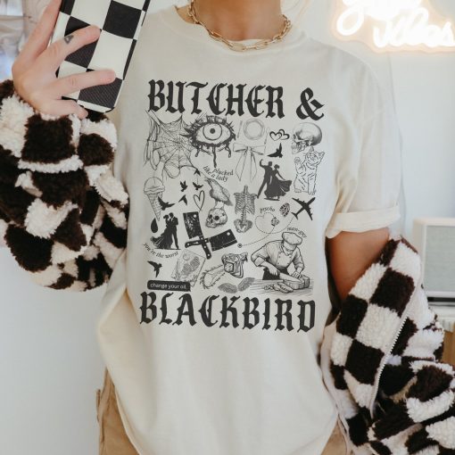 Butcher and Blackbird, Brynne Weaver, Book Lover, Book Shirt, Book Merch, Bookish T-shirt, Romantasy, Kindle, Book Club, Dark Romance