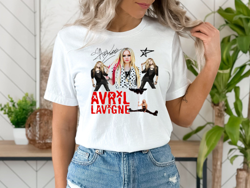 Pink Avril Lavigne Bootleg Vintage 90s T-Shirt, Ramona Lavigne Shirt, Pop Punk Queen Shirt, Lavigne Singer Shirt, Pink Style Design