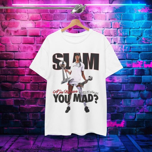 WNBA and Las Vegas Aces star A’ja Wilson Slam Tee T Shirt Unisex Heavy Cotton Tee