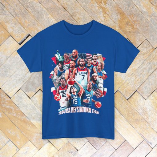 2024 Dream Team USA Mens National Team T-Shirt for the Paris Olympics T Shirt Tee Unisex