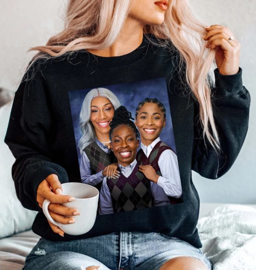 A’ja Wilson Chelsea Gray Sydney Colson Las Vegas Aces Step Sisters Vintage Shirt LV Aces Merch Graphic Tees Step Brothers Sweatshirt Aja