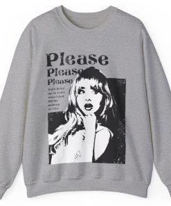 Sabrina Carpenter Lyrics Sweatshirt, Please Please Please…