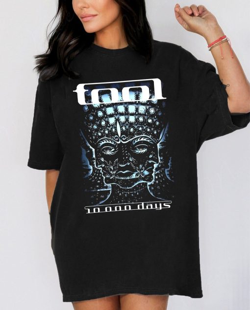 Vintage Tool Band 10000 Days Sweatshirt, Tool In Concert T-Shirt, American Rock Band Merch, 2024 Music Concert Tee, Gift For Fan