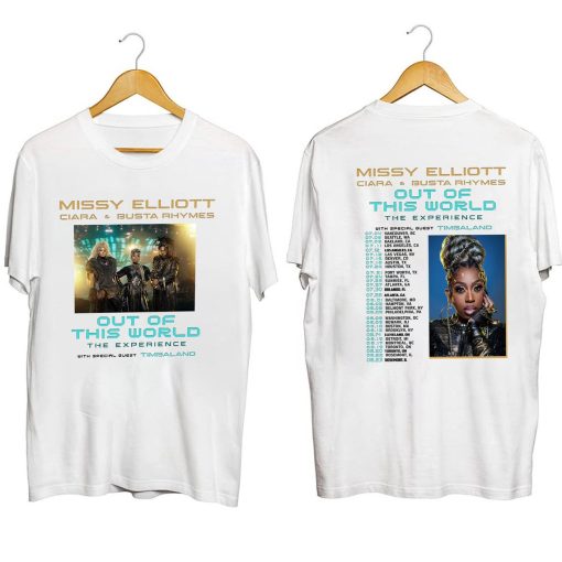 Missy Elliott 2024 Tour x Ciara & Busta Shirt, Out of This World 2024 Tour Shirt, Missy Elliott Rap Tour Concert Tee, Missy Elliott Fan Gift