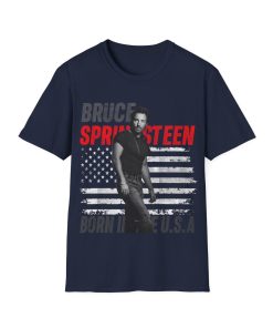 Vintage Style Bruce Springsteen Unisex Softstyle T-Shirt