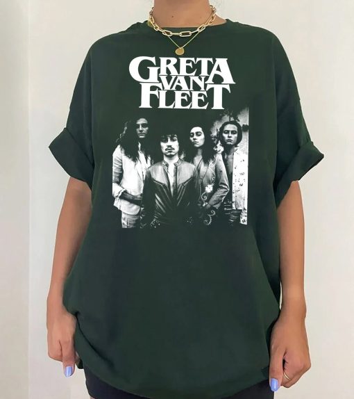 Rock Band Greta Van Fleet Shirt, Graphic Greta Van Fleet Starcatcher World Tour 2024 shirt, Greta Van Fleet Shirt, Gift for Fans Men Women