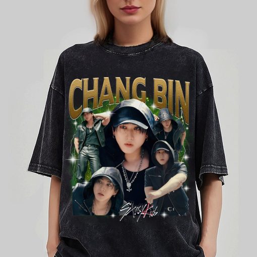 Changbin Kpop Shirt, Changbin Stray Kids Kpop Sweatshirt, Chang Bin SKZ Vintage Retro Graphic Music Unisex Gift Fan Hoodie