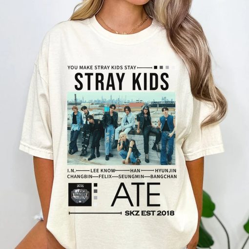 Stray Kids ATE Shirt, Stray Kids ATE Album Sweatshirt, Stray Kids ChkChkBoom Shirt, Stray Kids Kpop Tee, Stray Kids New Album Shirt, Skz Tee