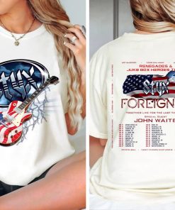 Styx and Foreigner Summer 2024 Tour Shirt,…