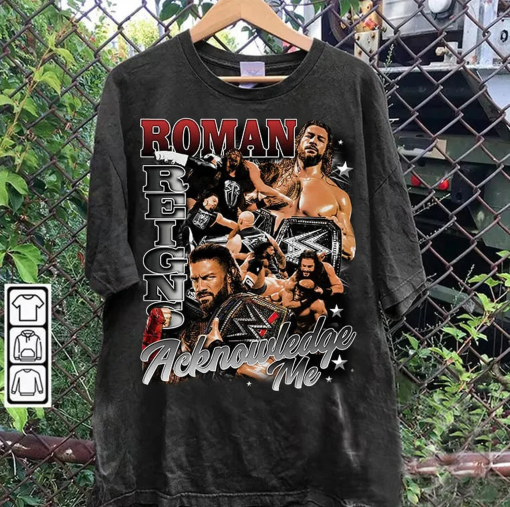 Vintage 90s Graphic Style Roman Reigns Shirt – Roman Reigns T-Shirt – American Professional Wrestler Tee For Man and Woman Unisex T-Shirt