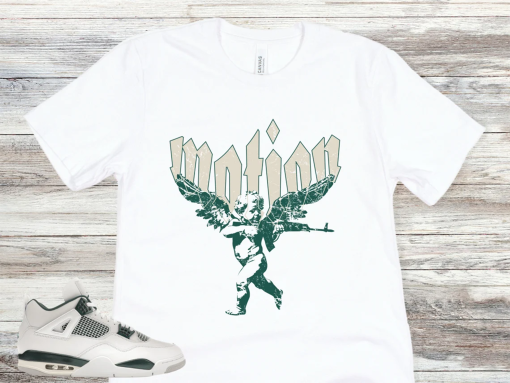 Shirt to Match Jordan 4 Oxidized Green Sneakers, Air Jordan 4 Oxidized Green T-Shirt, Perfect color match for Air Jordan 4 Shoes