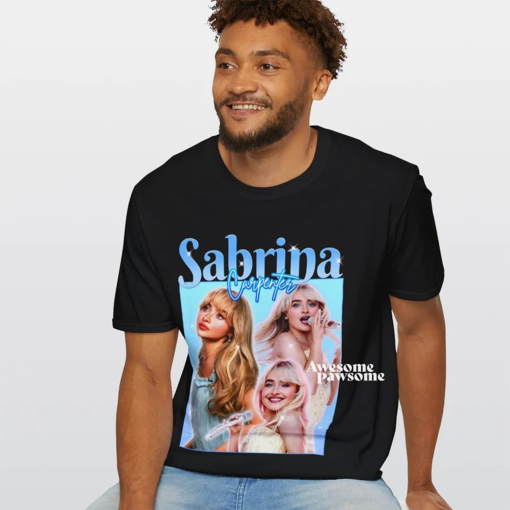 Vintage 90s Sabrina Carpenter T-Shirt, Retro Bootleg Rap Tee, Sabrina 2024 Tour T-shirt, Custom Tee, Sabrina Fan Gift, Tour Concert Shirt