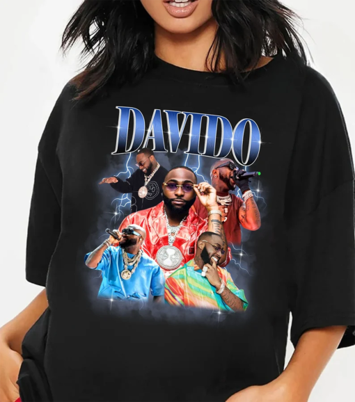 Limited Vintage Davido Bootleg Rap Tee, Gift For Women and Man Unisex T-Shirt, Afrobeats Concert Shirt, Express Delivery available