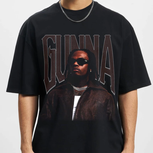 GUNNA T-SHIRT | Rap Tee Concert Merch | Free Young Thug Thugger Slime Season | Rare Hip Hop Graphic Print