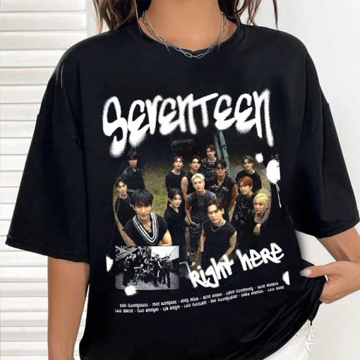 Limited Seventeen Vintage T-Shirt, Seventeen 17 Is Right Here Shirt, Vintage Seventeen Album Shirt, Seventeen Retro Shirt, Kpop Fan Gift