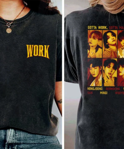 Double Sized Ateez Work Shirt, Ateez Kpop…