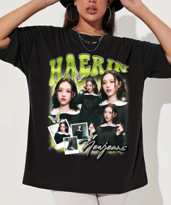 Haerin Newjeans T-shirt, Newjeans Bunnies Camp T-shirt,…