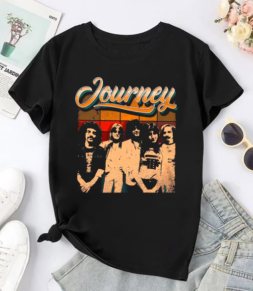 Journey Rock Band 90s Vintage Shirt, Journey Band Freedom Tour 2024 Shirt, Journey Band Merch, Journey Fan Gift Shirt, Journey Rock Band Tee