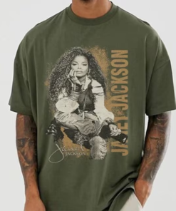 Janet Jackson Signature Shirt, 90s Vintage Janet…