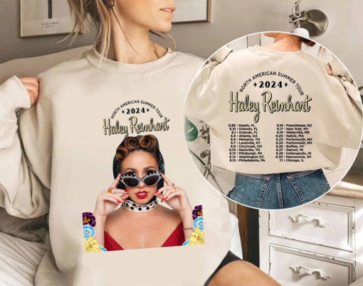 Haley Reinhart – North American Summer Tour 2024 Shirt, Haley Reinhart Fan Shirt, Haley Reinhart 2024 Concert Shirt