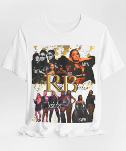 R&B Tour “Gold /White” Unisex Jersey Short…