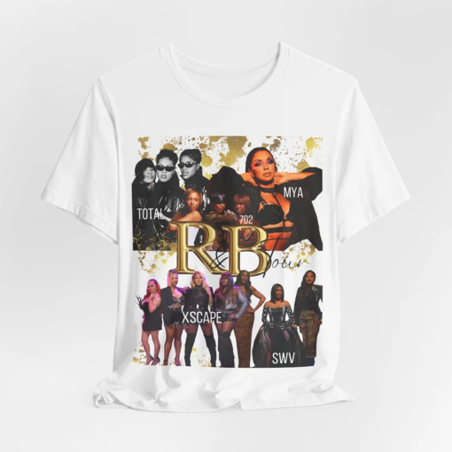 R&B Tour “Gold /White” Unisex Jersey Short Sleeve Tee