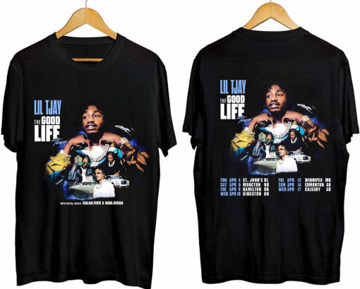 Lil Tjay Concert 2024 Good Life Tour Shirt