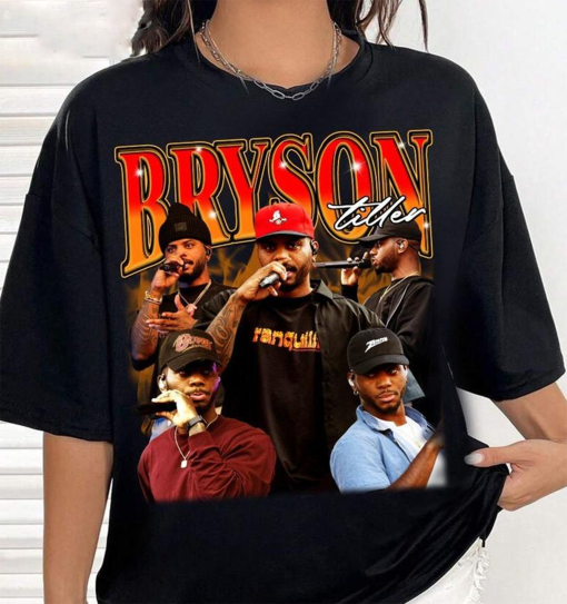 Bryson Tiller Groovy Shirt, New Rare Long Sleeve Tee Tops Gift For Men