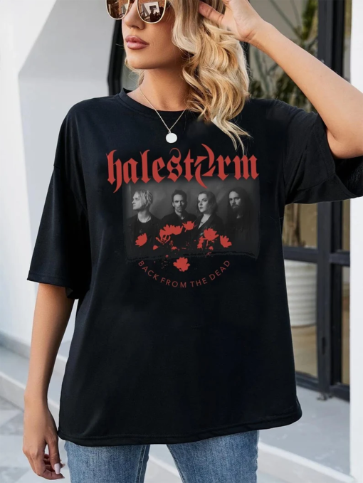 Halestorm Unisex Shirt halestorm t-shirt, halestorm shirt, halestorm tee, halestorm hoodie, halestorm poster, halestorm patch, halestorm