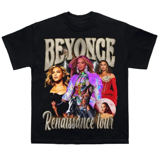 Renaissance Tour Merch T-Shirt, Renaissance Tour Shirt, New Album T-shirt, Concert Fans Shirt, Queen Of Pop MusiC