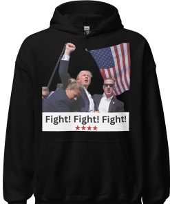 Trump 2024 Maga Fight Unisex Hoodie