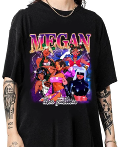 Vintage Megan Thee Stallion 90s Anime Shirt,…