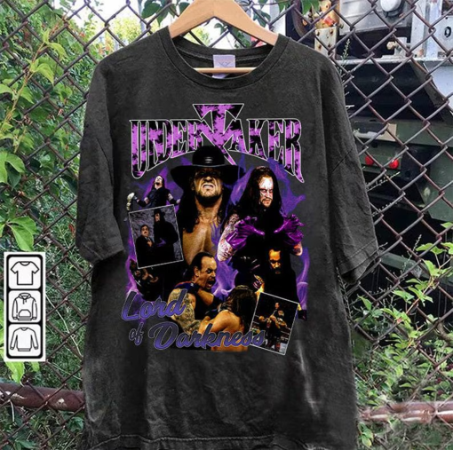 Vintage 90s Graphic Style The Undertaker T-Shirt – The Undertaker Sweatshirt – Retro American Professional Wrestler Tee For Man and Woman