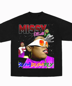 Missy Elliott Rap Tee Big Face Head…