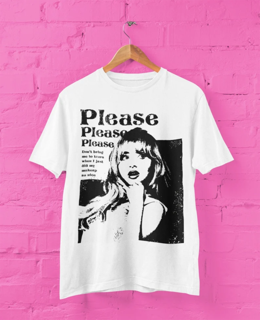 Please Please Please Jersey, Sabrina Carpenter Lyric Shirt, Trendy Shirt Music Festival 2024