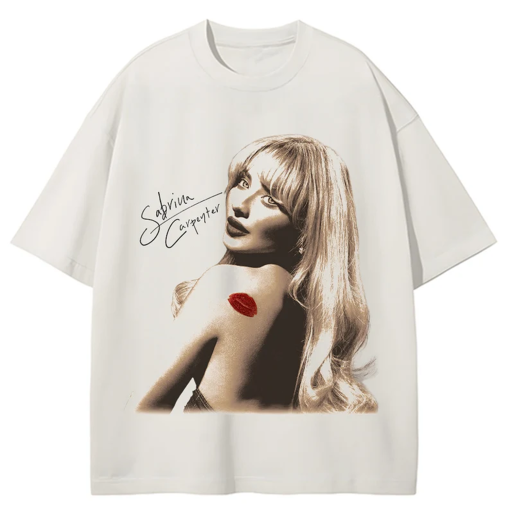 Sabrina Carpenter T-Shirt, Sabrina Carpenter Short n Sweet, Sabrina Carpenter Tour Tee, Gifts for Woman, Streetwear Oversized Heavyweight