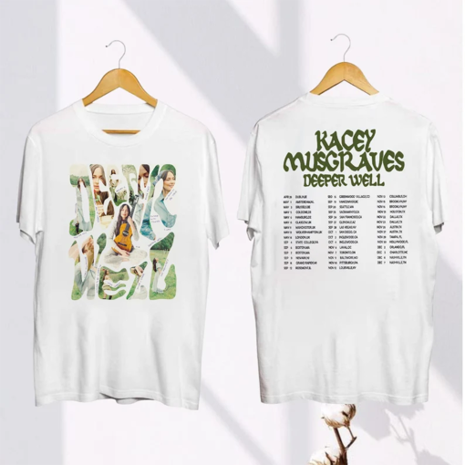 Graphic Kacey Musgraves Deeper Well Tour 2024 T-Shirt, Kacey Musgraves Fan Shirt, Kacey Musgraves 2024 Concert Shirt, Kacey Musgraves Merch