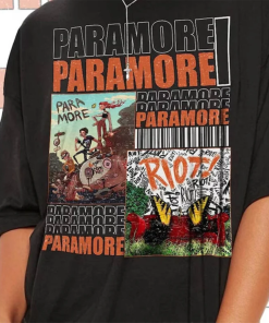 Vintage Paramore Doodle Shirt, Paramore Album Lyrics…