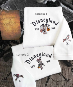 Mickey & Minnie (ver Halloween) – Embroidered…