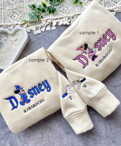 Halloween Mickey Mouse – Embroidery Tshirt Sweatshirt…