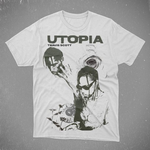 Travis Scott Utopia T-Shirt – Utopia Merch – Travis Scott Concert Wear – Concert Shirt – Utopia Shirt