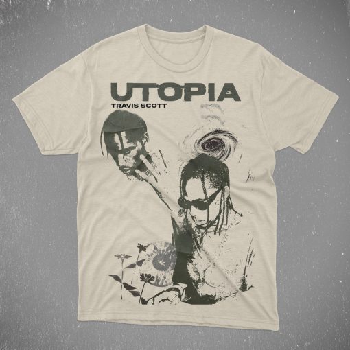 Travis Scott Utopia T-Shirt – Utopia Merch – Travis Scott Concert Wear – Concert Shirt – Utopia Shirt