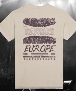 Travis Scott Europe Tour T Shirt –…