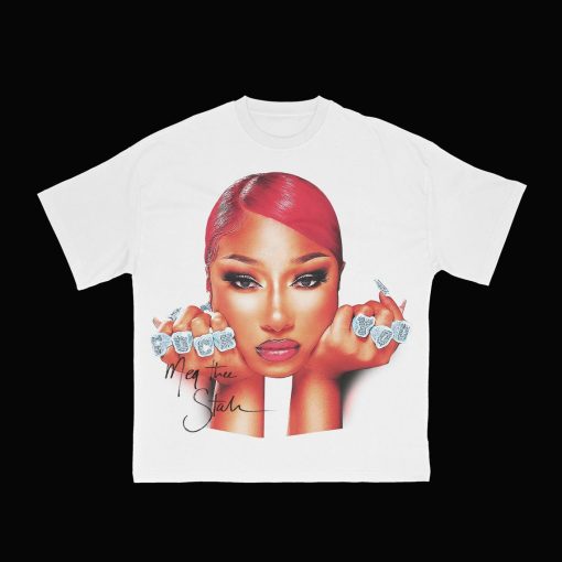 Megan Thee Stallion Shirt, Y2K Graphic Tee, Vintage Rap Tee, Young Thug Cardi B Glorilla Nicki Minaj BIA Ice Spice SZA Female Rap Shirt