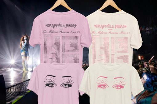 Chappell Roan Midwest Princess Tour US, EU & UK Dates / Eye Make Up Design – Comfort Colors Gender-Neutral Garment-Dyed T-shirt