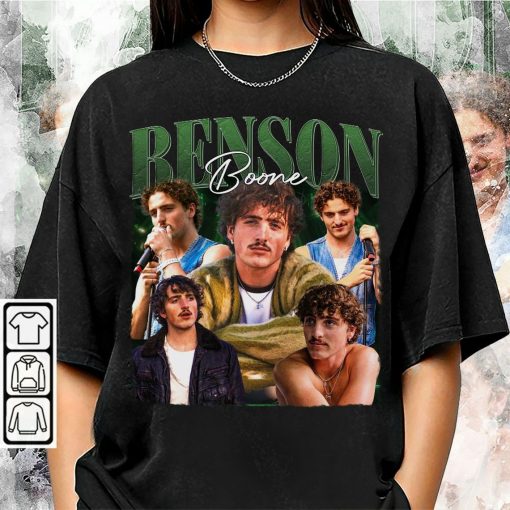 BlvckStyle Vintage Bootleg Benson Boone Fireworks And Rollerblades World Tour Shirt, Benson Boone 2024 Unisex Shirt, Hoodie, Sweatshirt