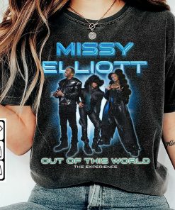 Blvckstyle Missy Elliott 90s Retro Bootleg Shirt,…